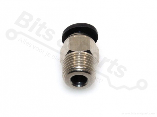 Pneufit with straight coupling PC4-01 for, among others, E3D-V6